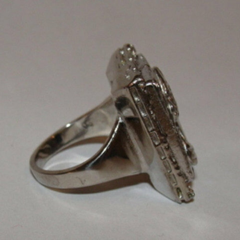 Sterling Silver Rectangular Georgian Inspired Came - image 4